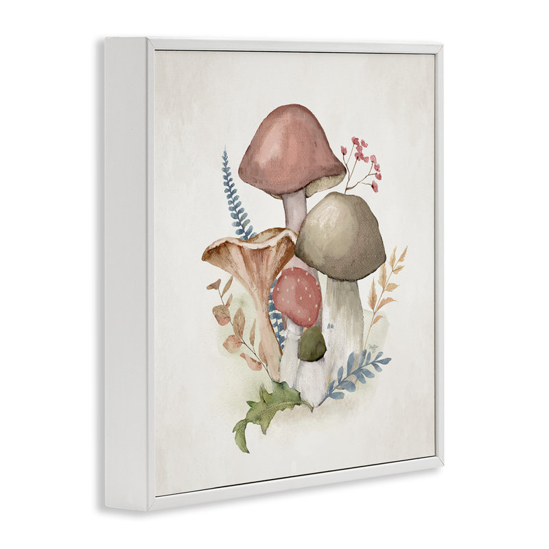 Giclée rose encadrée, design par Mollie B., H 12 po x l 12 po, Giclée encadrée blanc bord de mer