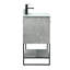 Ensemble de meuble-lavabo simple 40 po Rozell-1397250562
