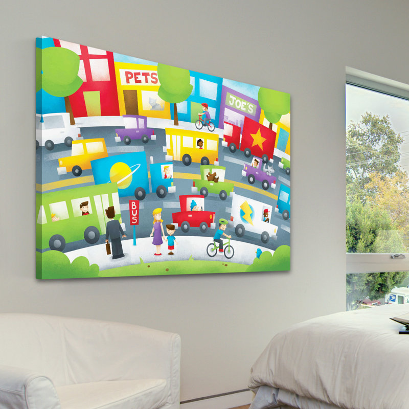 Traffic - Wrapped Canvas Print, 30cm H x 46cm W