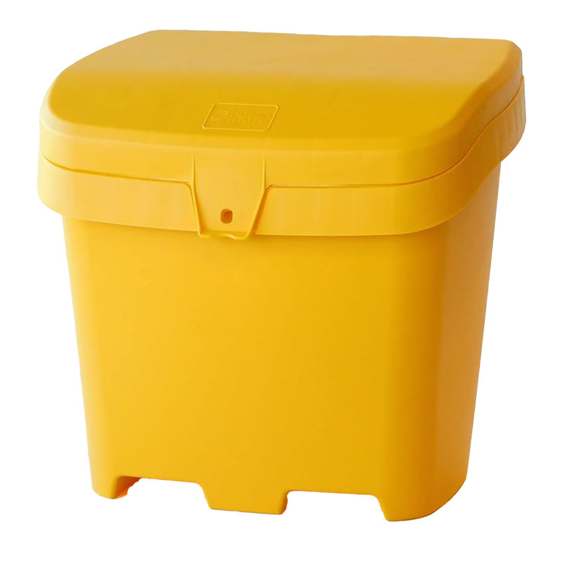 Yellow Lockable Plastic Outdoor Deck Storage Box