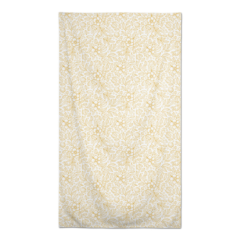 Abdul-Hakim Floral Tablecloth, Yellow