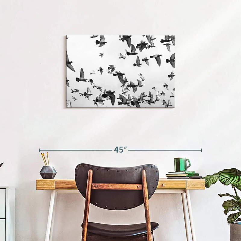 Brampt Pigeon Flock, 20" H x 30" W