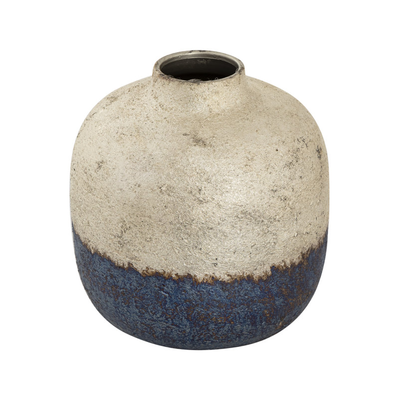 Vase Neal - petit argent, H 8,25 po x l 7,75 po x P 7,75 po