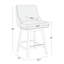 Tabouret de comptoir pivotant 26 po Shurma-612912413-668062028