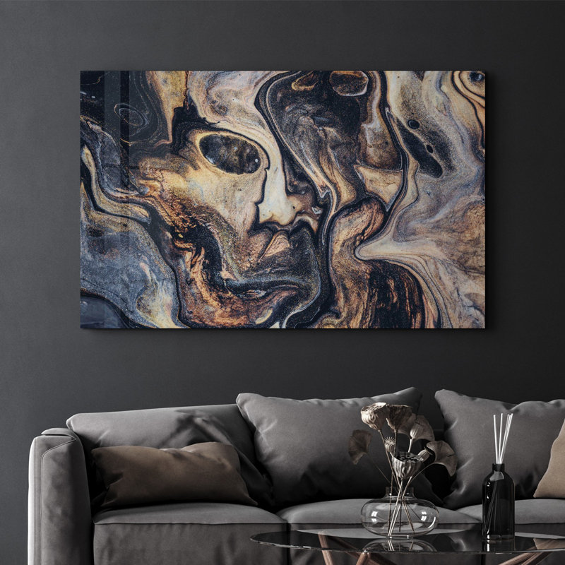Elegant Tempered Glass Wall Art Painting, 13.8 x 21.7 inches | 100% Tempered Glass, Thickness: 0.16 inches | UV Printed for Vibrant Colors | Perfect for Home Decor, Living Room, & Office Spaces