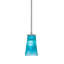 Mini-luminaire suspendu Quattrucci avec verre carré en cristal 5 po-998392542-998392543