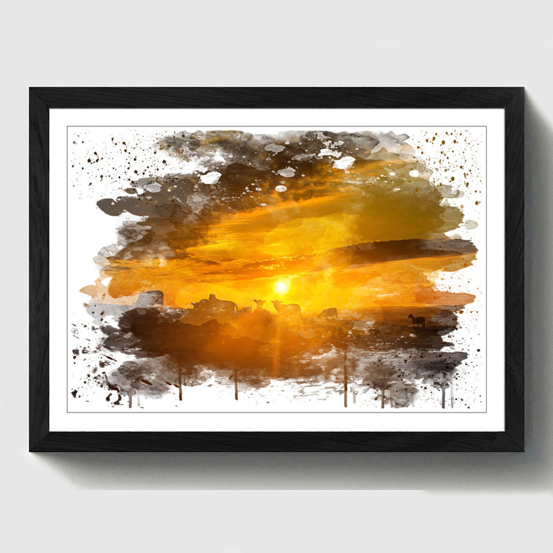 Print, 45cm H x 62cm W, Framed Picture