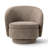 360-degree Tweed Swivel Barrel Accent Chair-1724456275