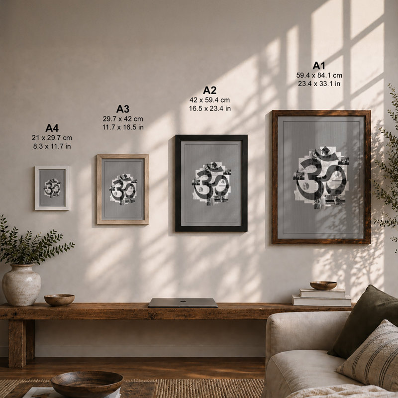 Urban Fragments Industrial - Framed Print, A2 - 59.4 x 42.0 cm, Walnut