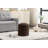 Hasset Round Footstool Ottoman, Soft  Round Ottoman, Footrest Stool-1742173191