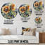 Horloge murale jaune tournesol symphonique II-1335820724