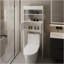 Au-dessus de l'armoire de toilette Jozz, blanc