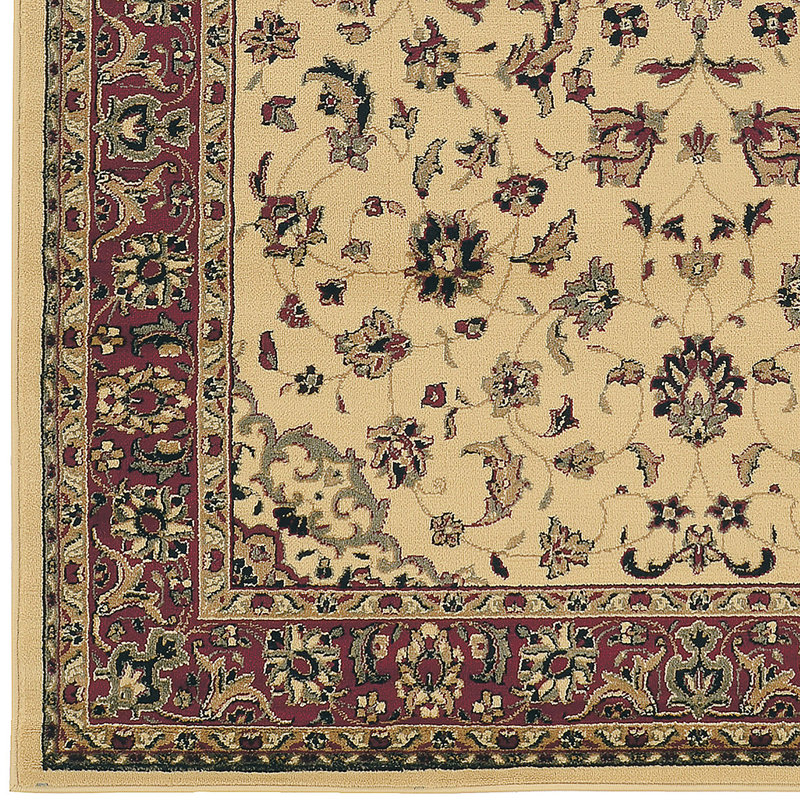 Tapis d'intérieur ivoire Safira, Rectangle 3 pi 3 po x 4 pi 11 po