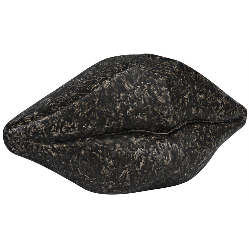 Lips Sculpture, Black