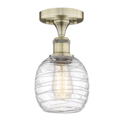 Magreb Glass Semi Flush Mount