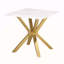 Table de bout en acier inoxydable Kensington