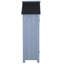 2 ft. 6 in. W x 1 ft. 9 in. D Solid Wood Garden Shed