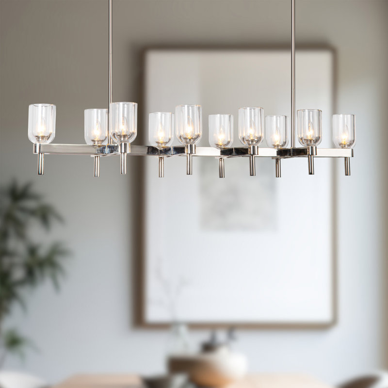 Lucian 10 - Light Pendant, Polished Nickel