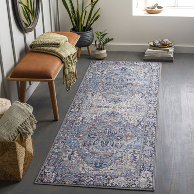 Albertson Machine Woven Oriental Area Rug