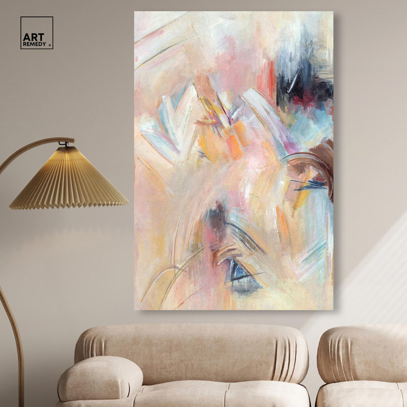 «Side Effect I Canvas Modern Boho Abstract» par , H 54 po x l 36 po, Toile tendue