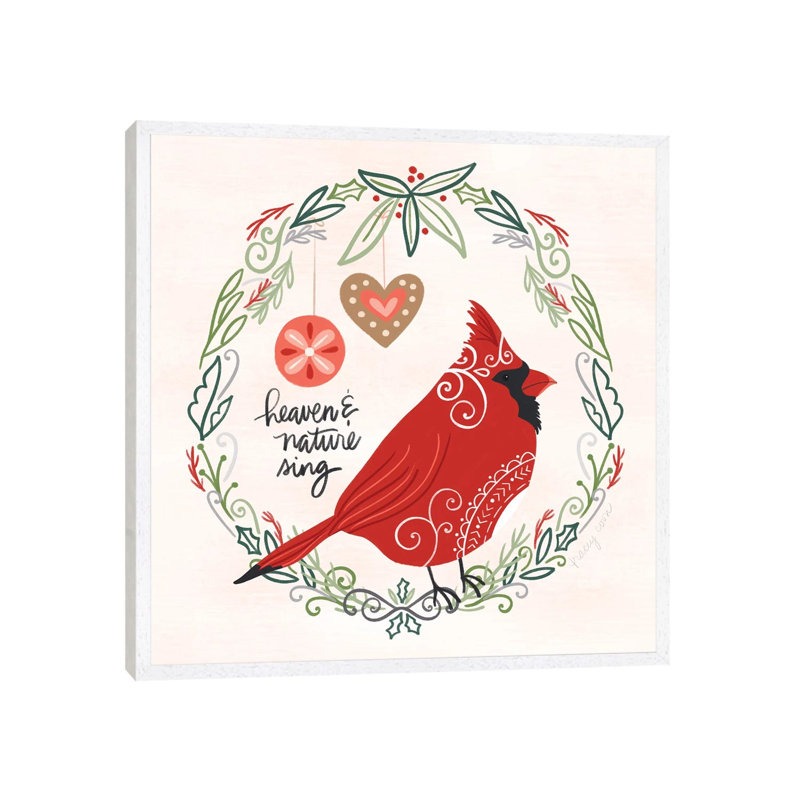 Hygge Christmas I - Print on Canvas, White Framed, 93.98 cm H x 93.98 cm W