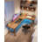 Rustic Solid Wood L - Shaped Desk-1217325565