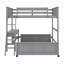 Lit superposé double au-dessus de double avec tiroirs Janea Kids-1290326329