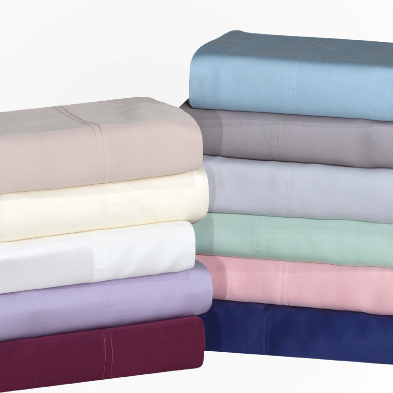 Sheet Set, Queen Sheet Set w/ 1 Fitted Sheet, 2 Pillowcases, White