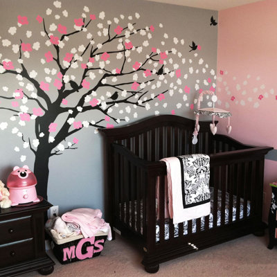 Décalcomanie murale fleur de cerise