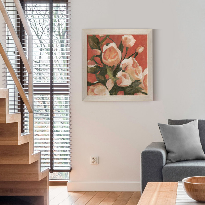 Dandelion Whisper II-impression de cadre photo, H 27,5 po x l 27,5 po x P 1,5 po, Toile avec cadre blanc