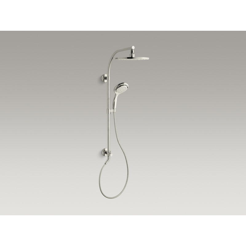 Hydrorail -R Arch Bath/Shower Column, Silver