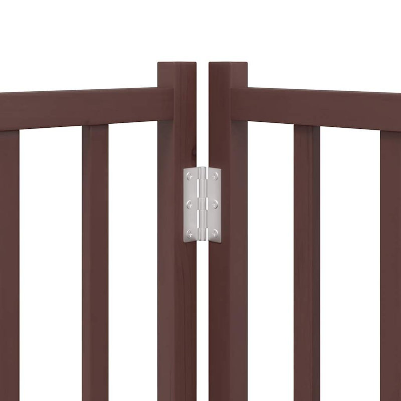 Provo Solid Wood Dog House Door, Brown, 60cm H x 480cm W x 2cm D