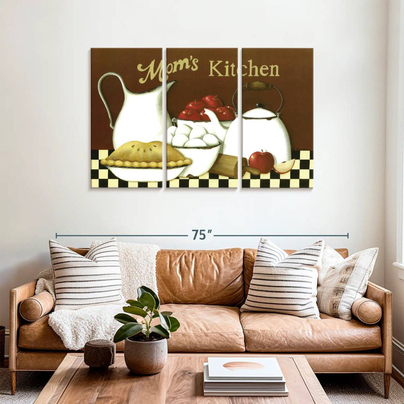 Plaque murale Kema Mom's Kitchen, H 36 po x l 57 po