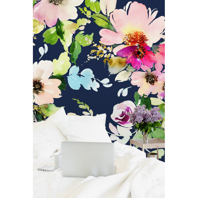 Murale 4 pièces Kip Blossoms, L 8,33 pi x l 100 po