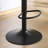 Meli Swivel Bar Stools With Back Modern Height Adjustable & Easy-Clean PP Plastic Barstools for Kitchen Island Bar-486521593