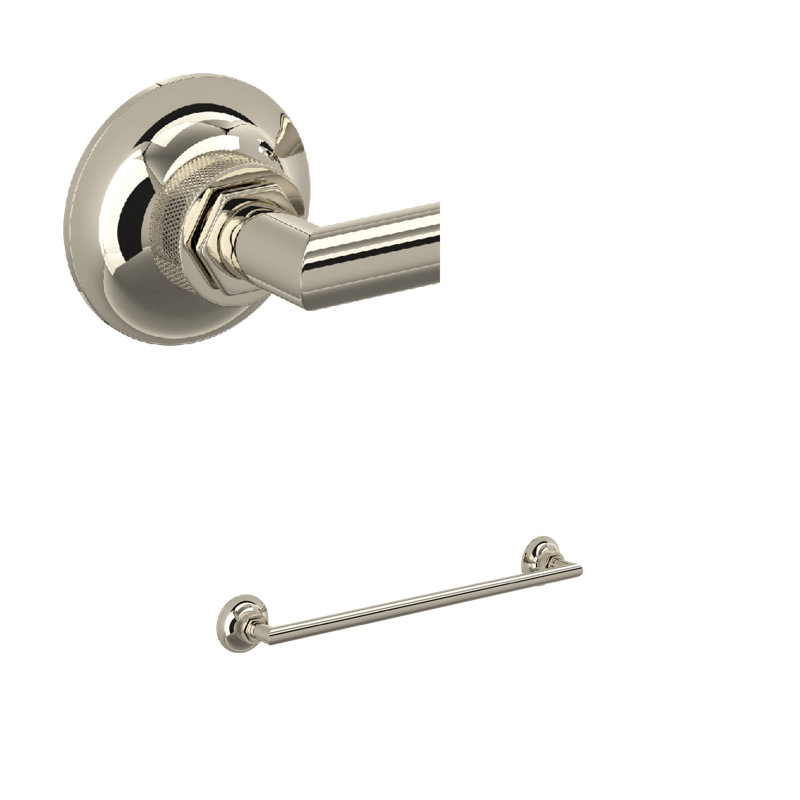 Graceline® 24" Towel Bar, Polished Nickel, 2.63"H x 20.63"L x 2.81"D