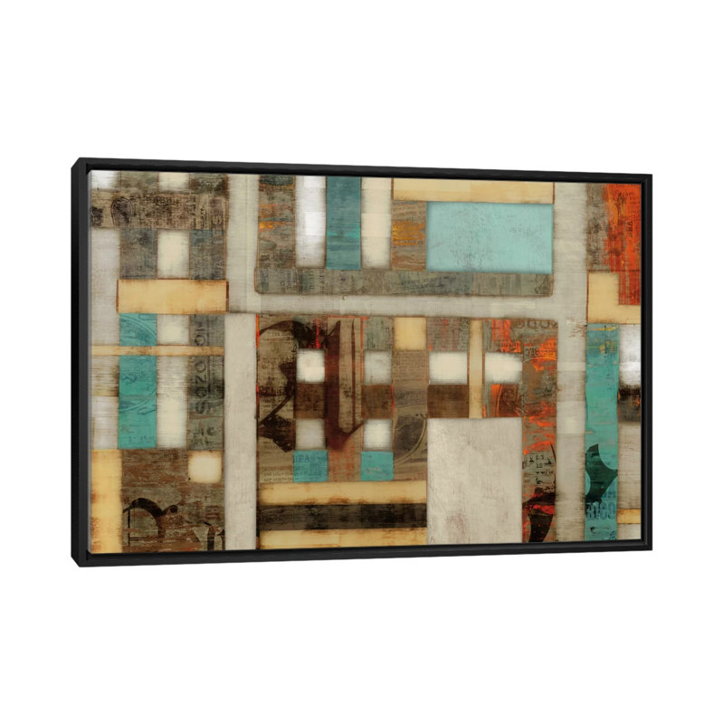 « secret perdu », impression sur toile, H 18 po x l 26 po x P 1,5 po, Toile avec cadre noir, Pas de tapis