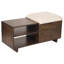 Banc de rangement en bois massif Merrina
