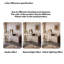 Coiffeuse de chambre à coucher de style crème