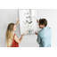 Magnetic Glass Photo Memo Board