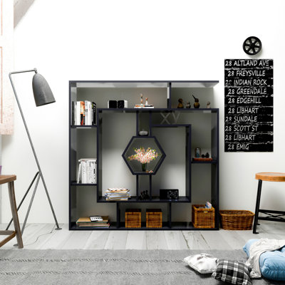 134cm H x 134cm W Geometric Bookcase