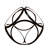 Oka - Light Black Sphere Pendant