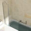 Jraty 39'' W x 55'' H Door Frameless Tub Door in Silver-97780854