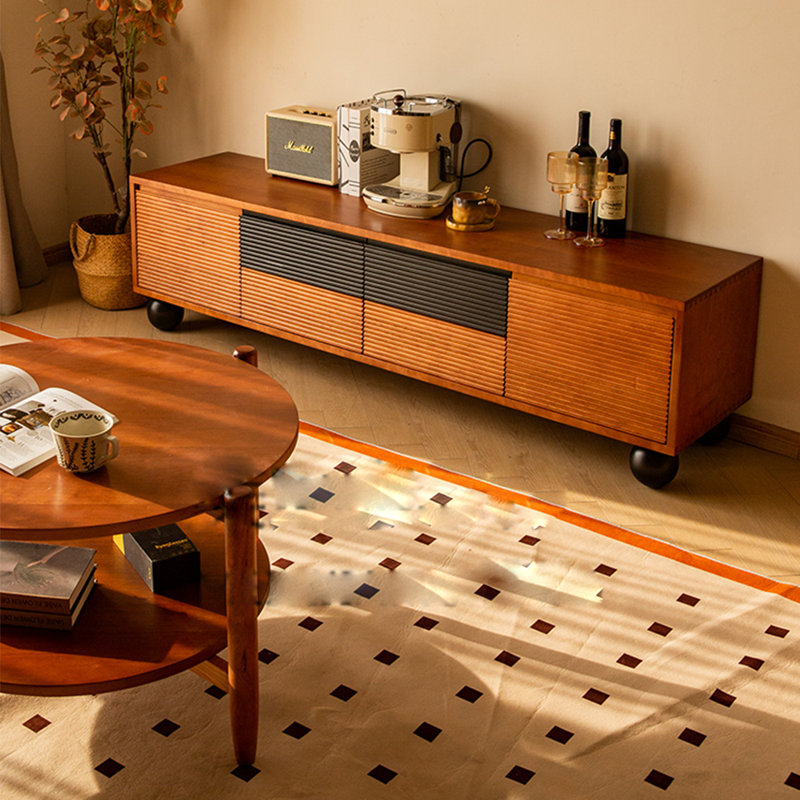 Elegant grille surface TV stand, coffee table