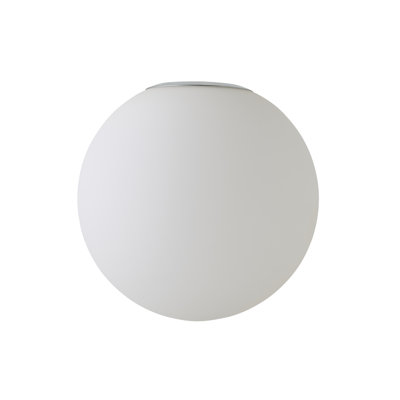 Metropolis Glass Round Pendant Shade in White