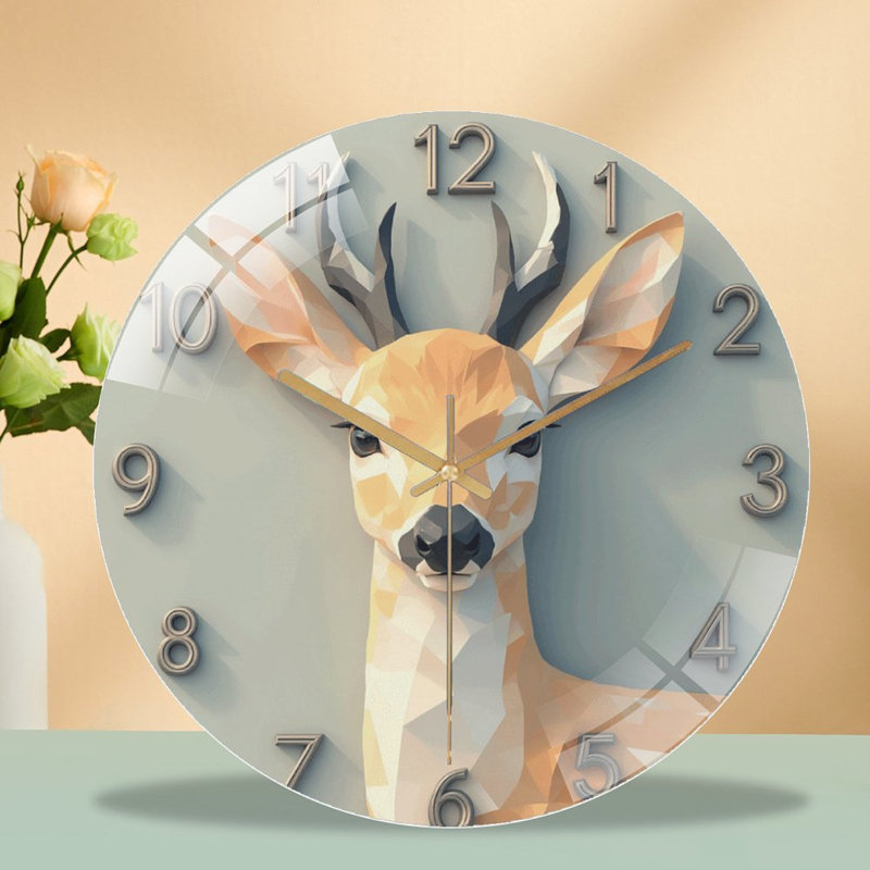 Horloge murale géométrique 12 po