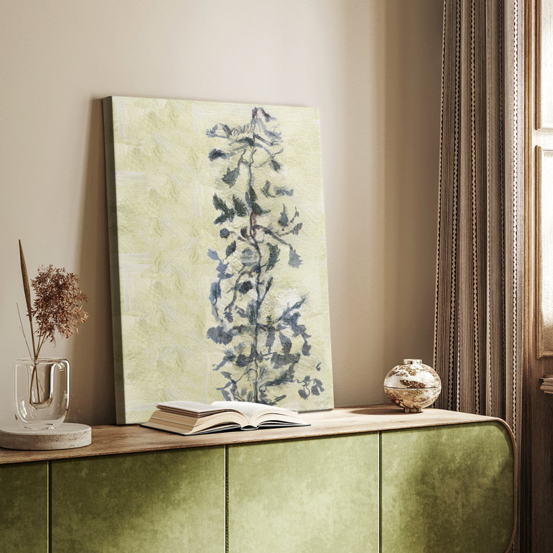 Chinoiserie 2 brun clair I - galerie Cavas sur mesure, H 60 po x l 40 po