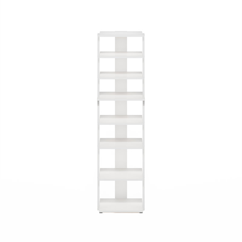 Range-chaussures compact à 8 niveaux, Blanc