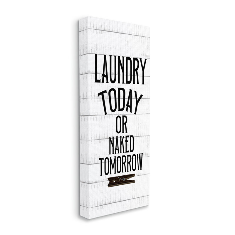 Blanchisserie Laundry Today, Plaque murale, L 13 po x H 13 po