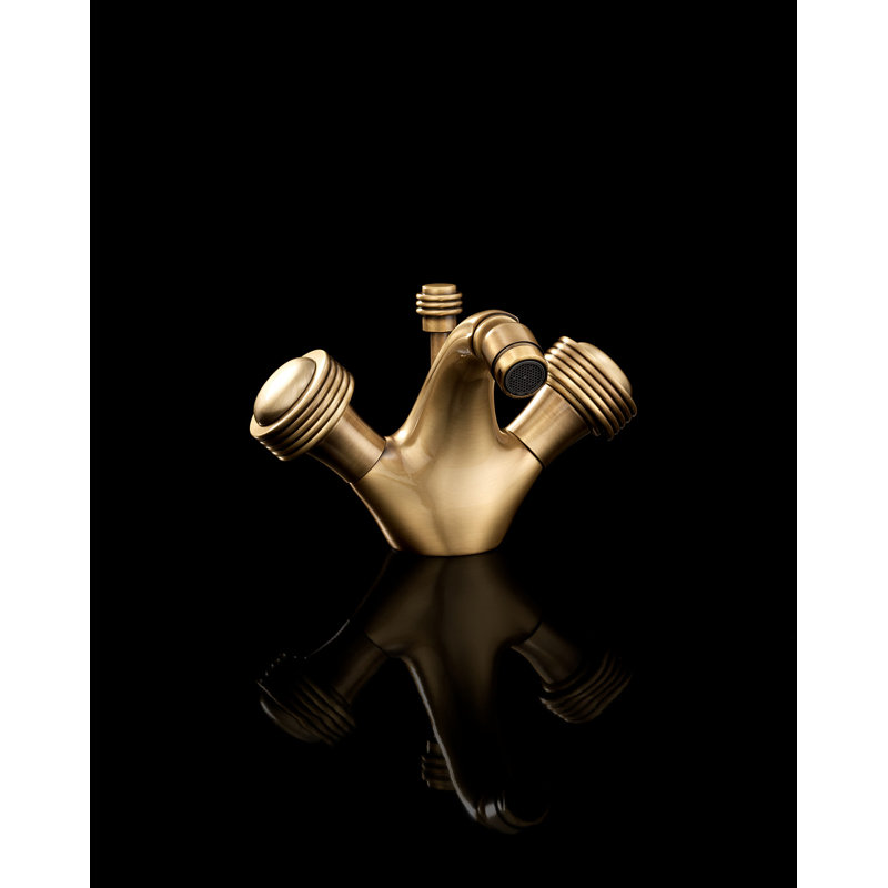 Royal Centerset Horizontal Bidet Faucet, Antique Brass